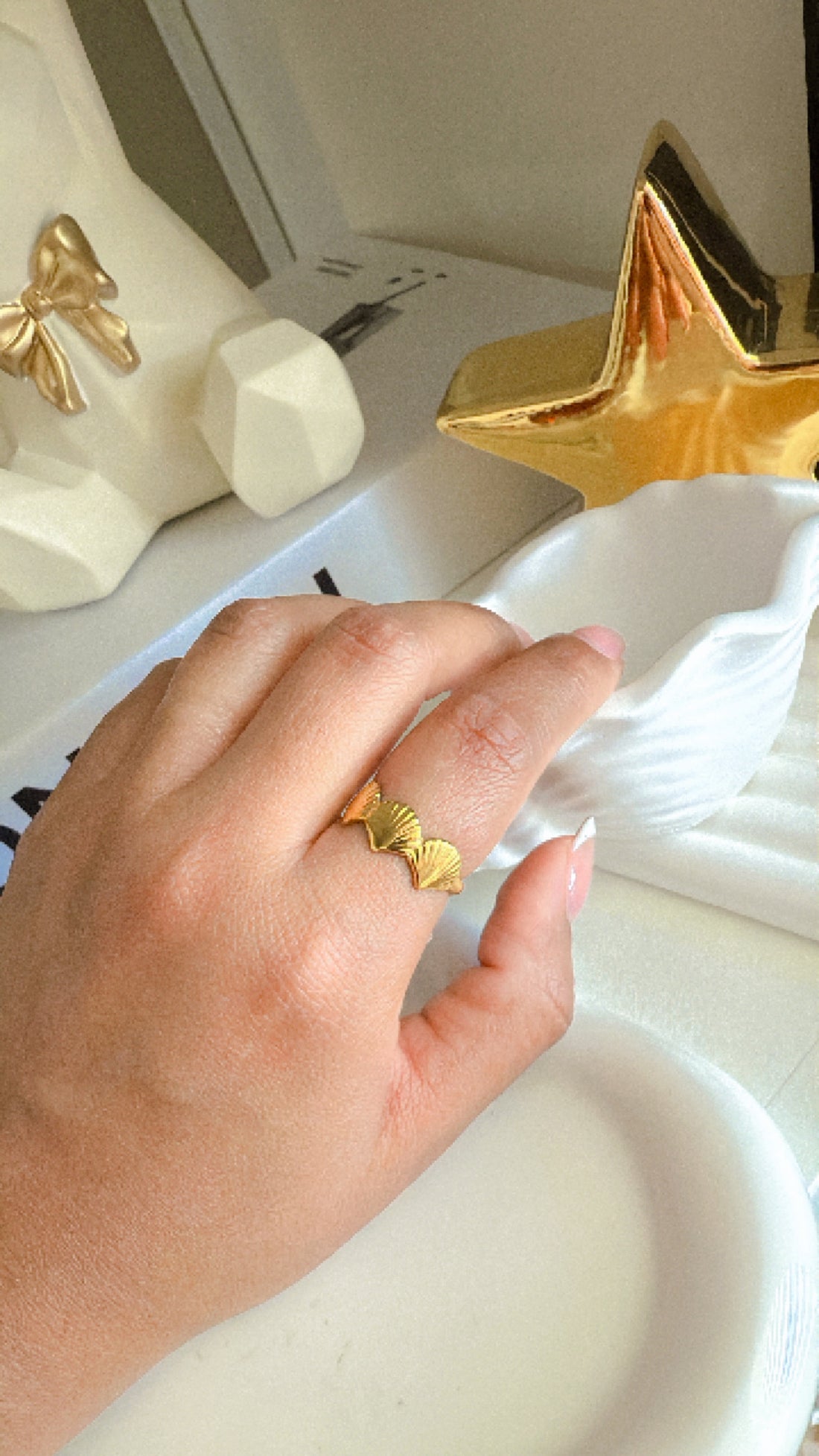Anillo 3 Conchitas de Mar
