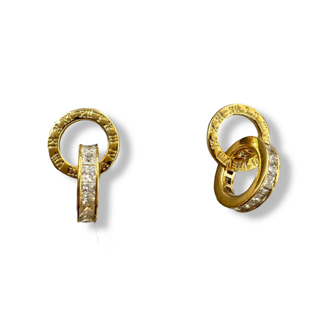Aretes Números Romanos
