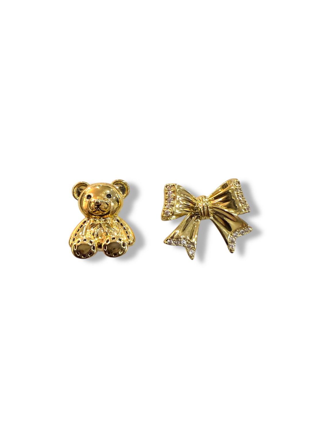 Aretes Osito & Moño