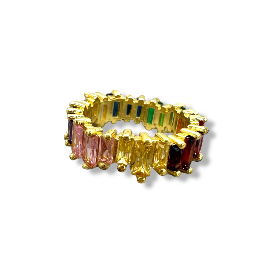 Anillo Baguette Multicolor