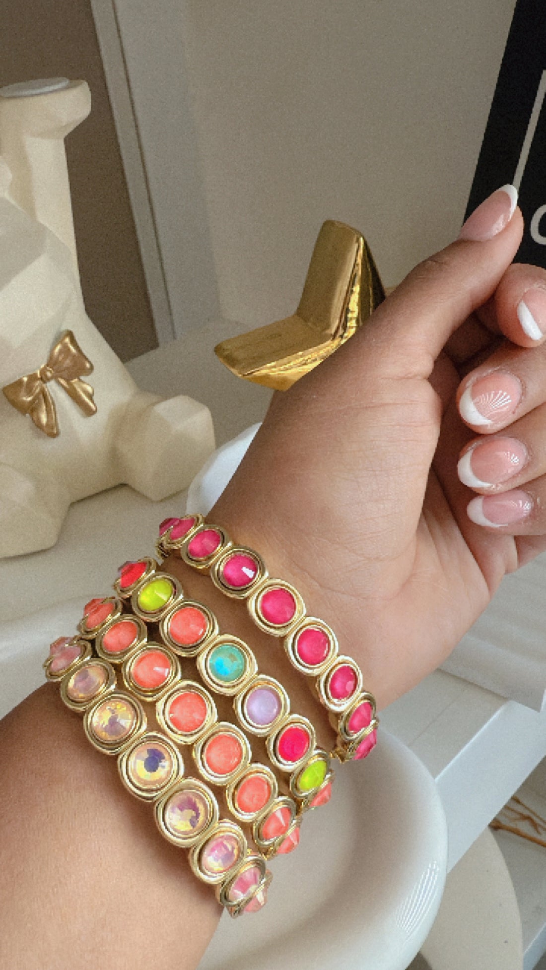 Pulsera elástica multicolor