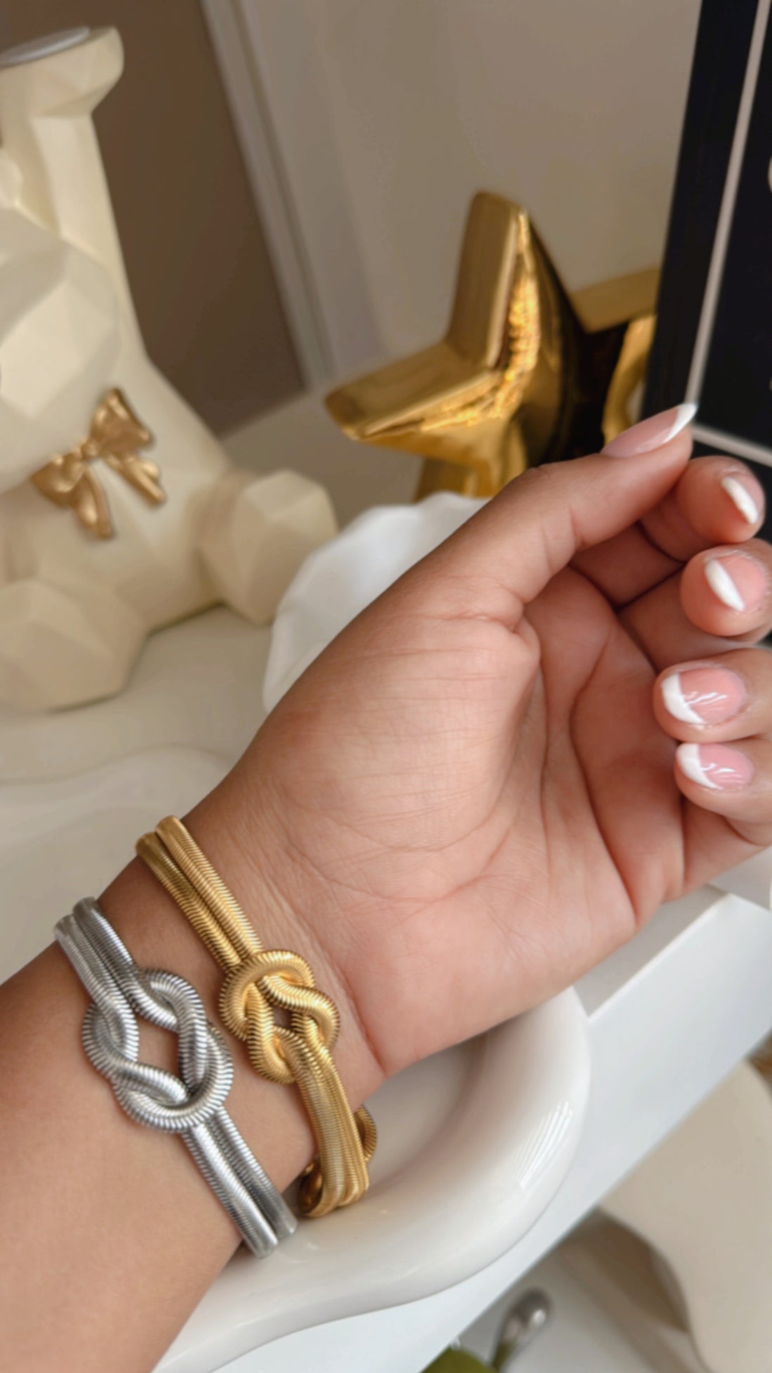 Pulsera Nudo Acero