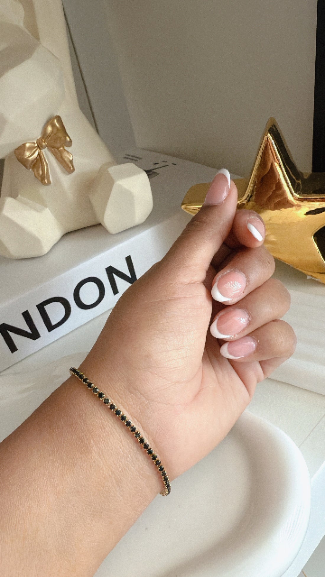 Pulsera Zirconias ajustable