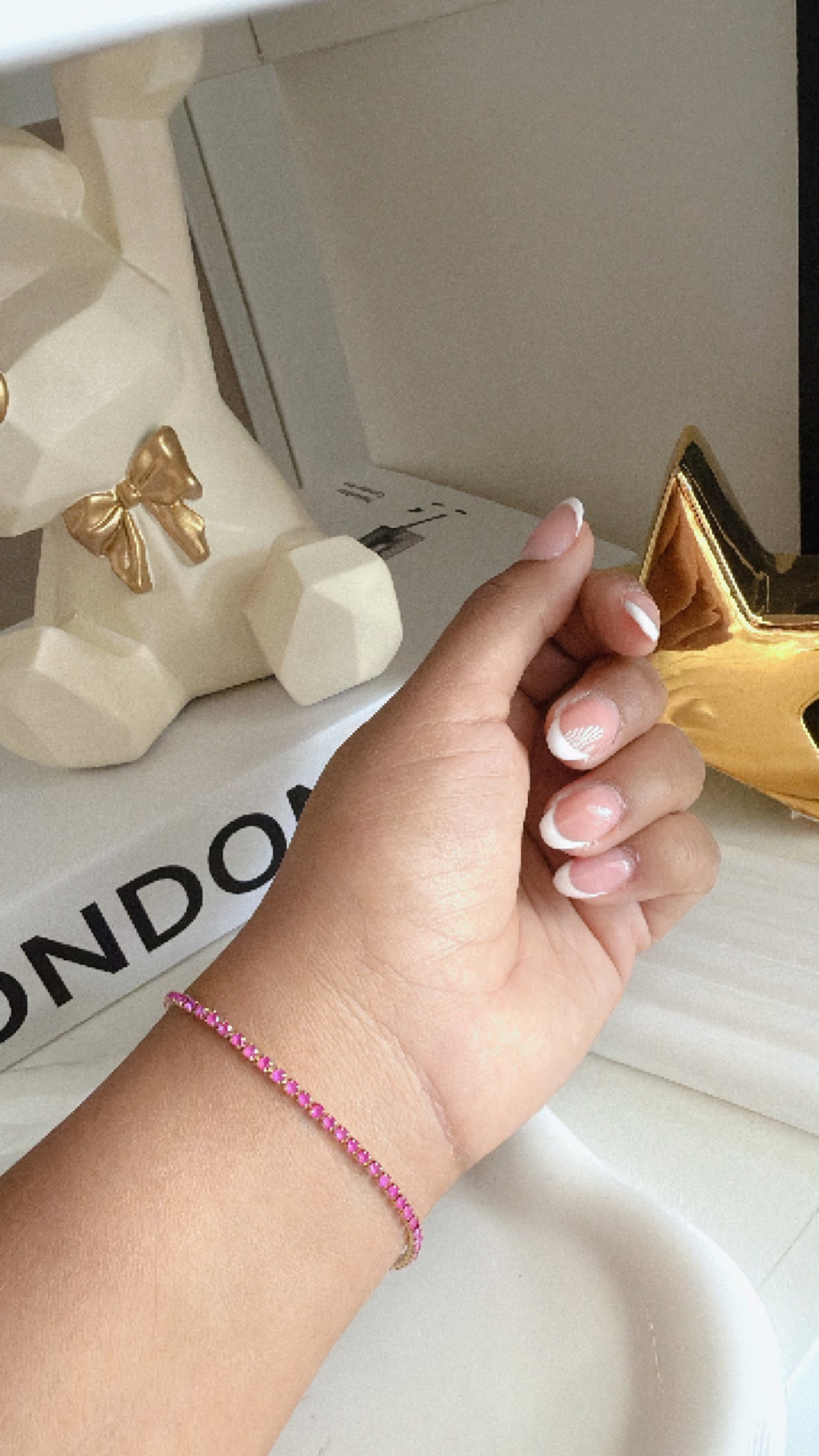 Pulsera Zirconias ajustable