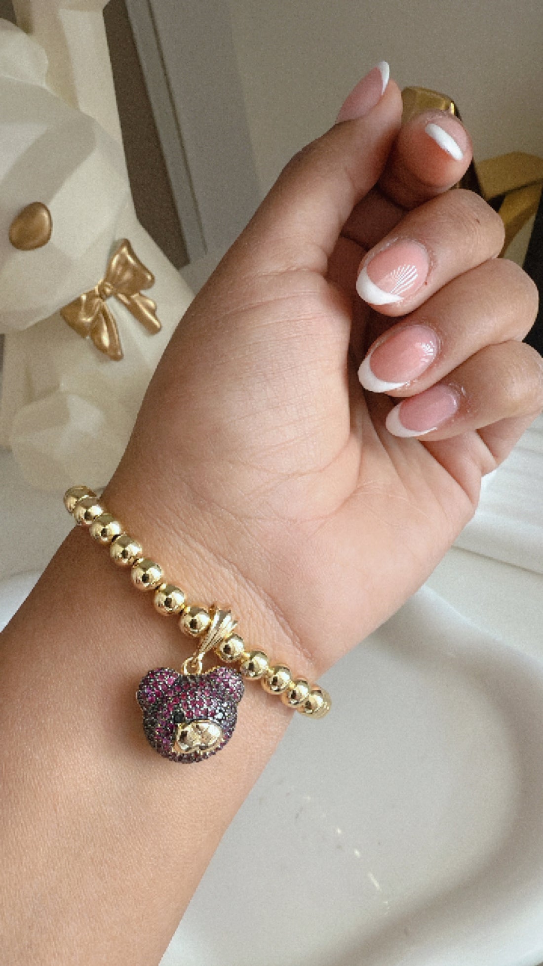 Pulsera Osito Circonias