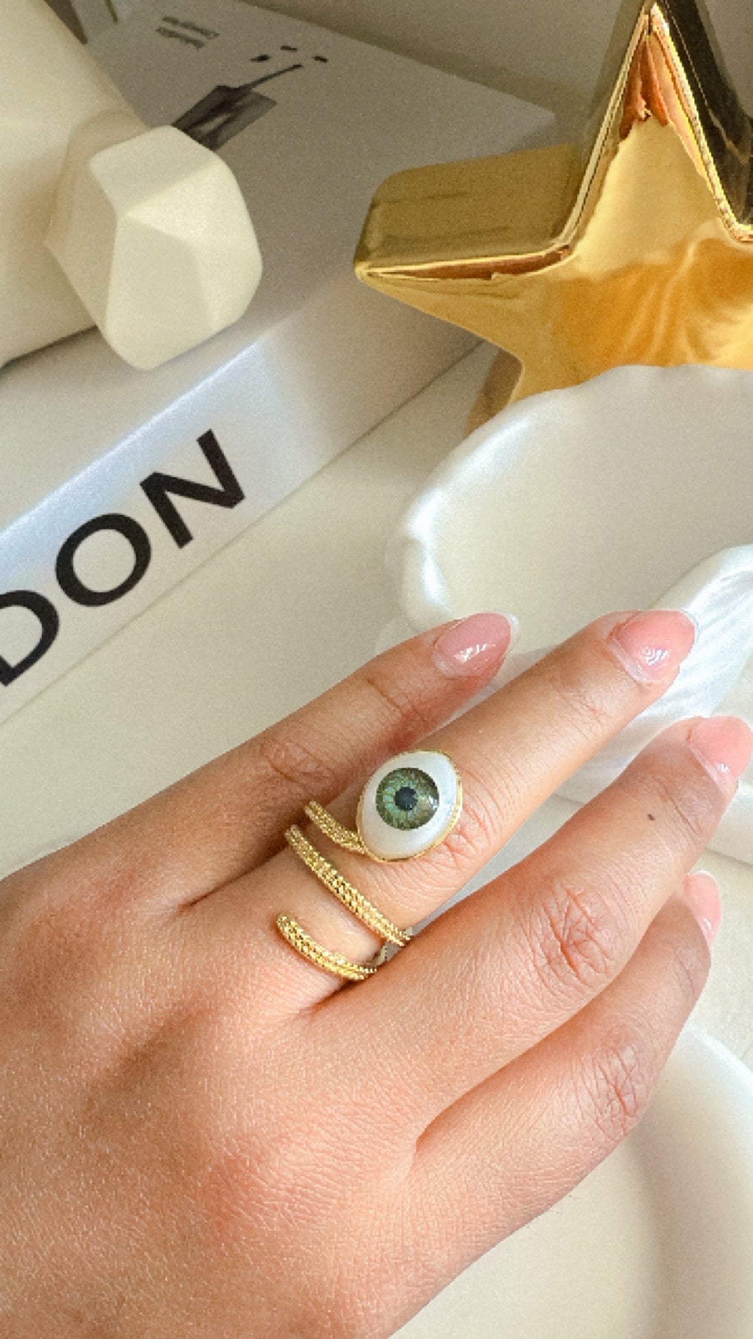 Anillo Serpiente Ojo
