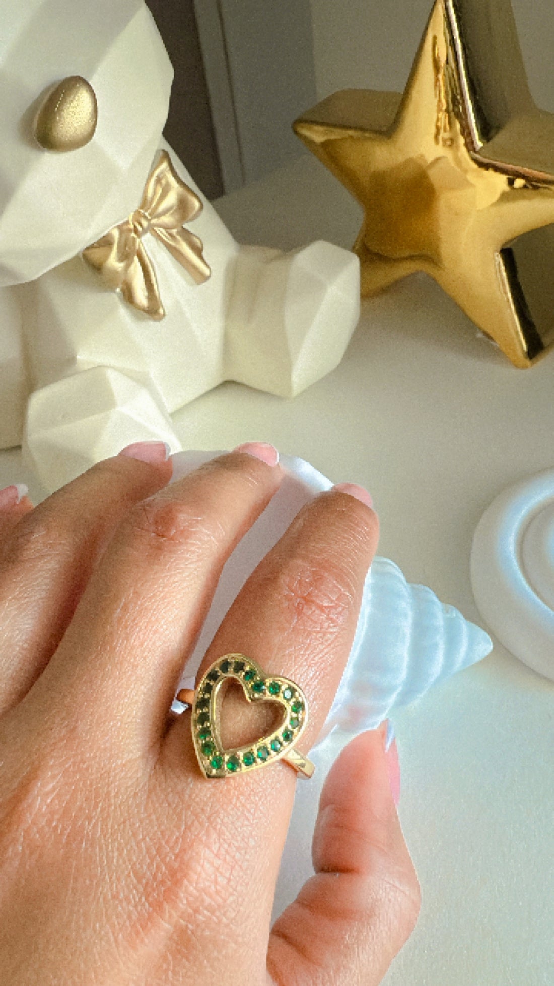 Anillo Contorno Corazón