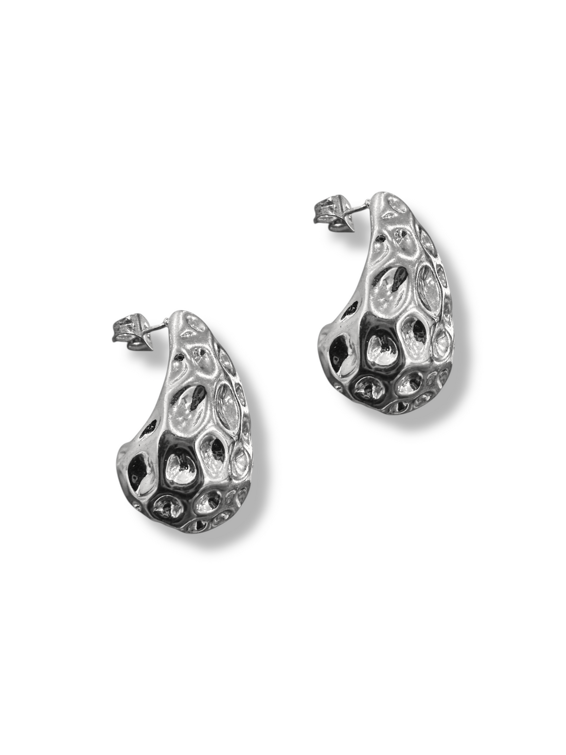 Aretes Gota Martillado