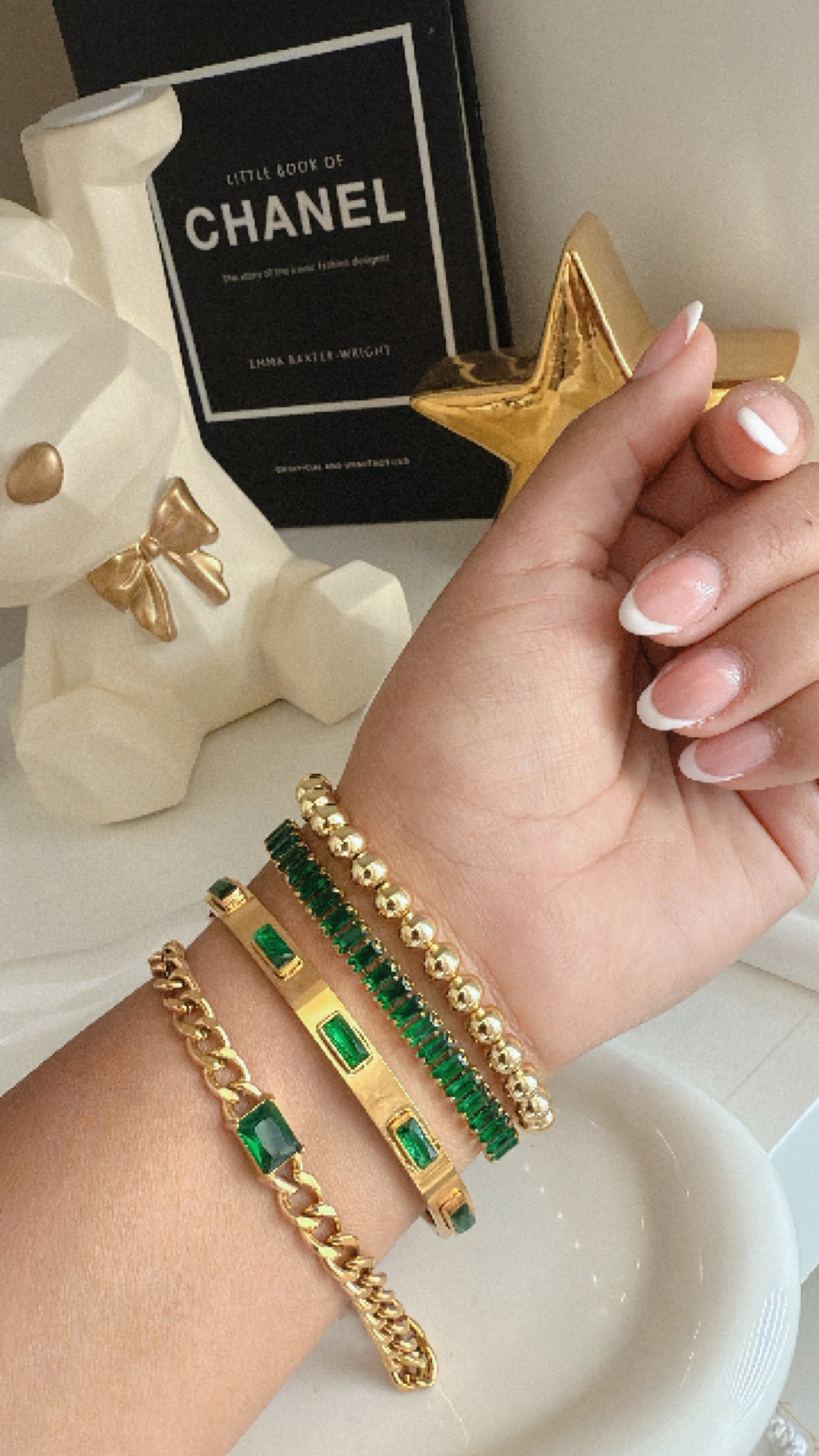 Brazalete Esmeraldas